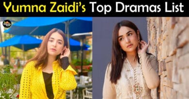 Yumna Zaidi Drama List
