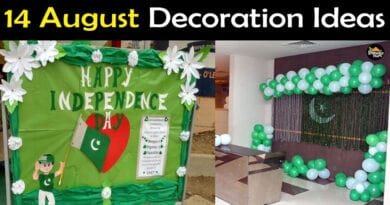 14 August Decoration Ideas