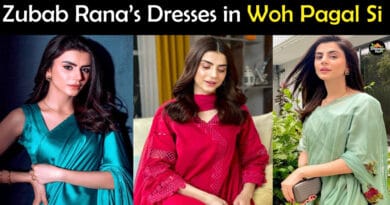 Zubab Rana Dresses in Drama Woh Pagal Si