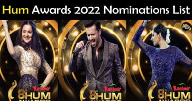 8th Hum Awards 2022 Nominations