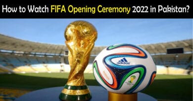 FIFA World Cup 2022 Opening Ceremony Live in Pakistan