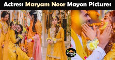 maryam noor mayon pictures dress haldi pics