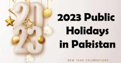 Public Holidays 2023 Pakistan