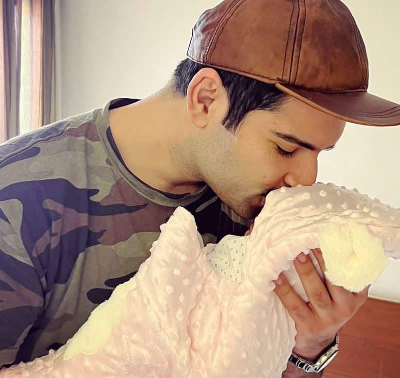 aiman khan new baby girl name photos