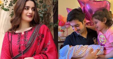aiman khan new baby girl name photos