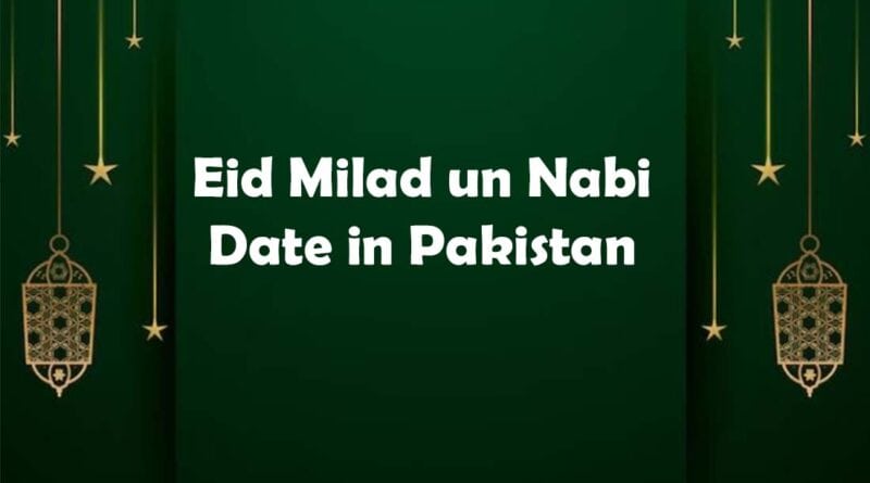 eid milad un nabi 2023 date in pakistan